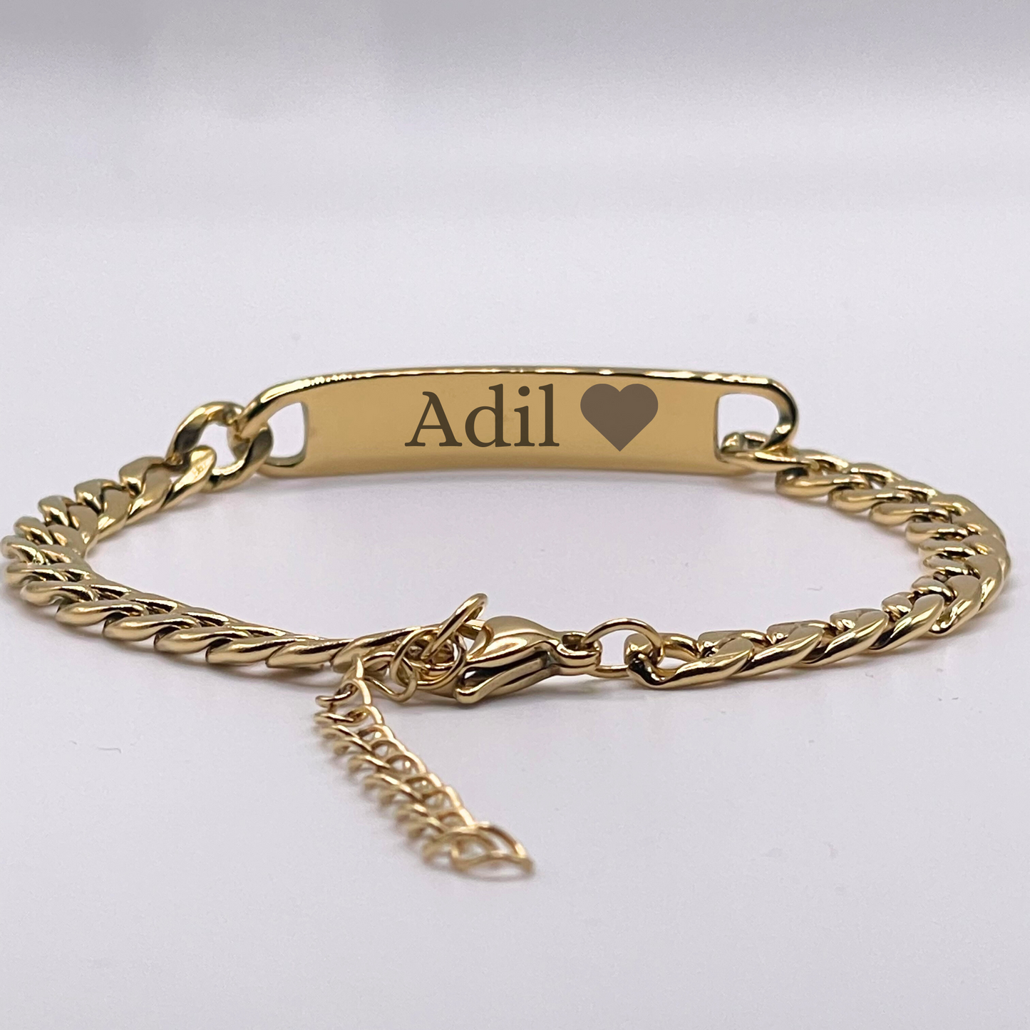 ENGRAVED CHAIN BRACELET