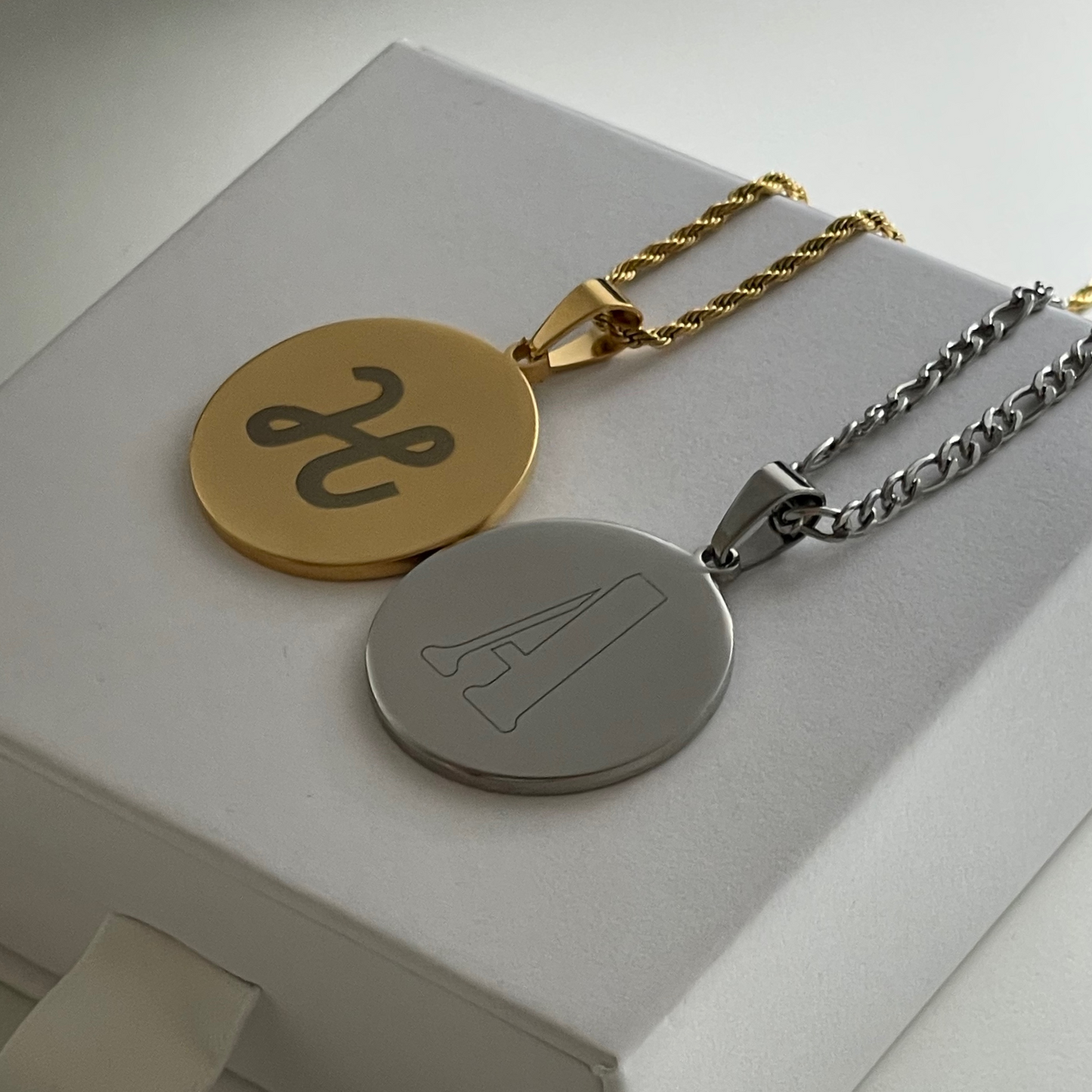 ENGRAVED DISC PENDANT