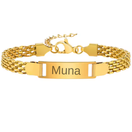 KIDS BRACELET W/ WIDE LINK CHAIN