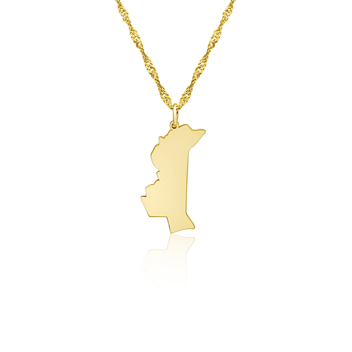 CUSTOM MAP NECKLACE