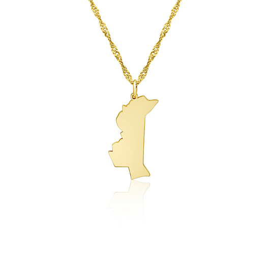 CUSTOM MAP NECKLACE